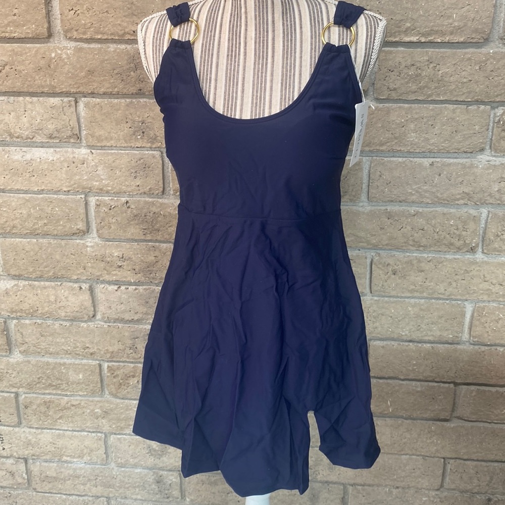 SWSMCLT Women's One Piece Swimdress Skirted Swimsuit Long Torso Tummy Control